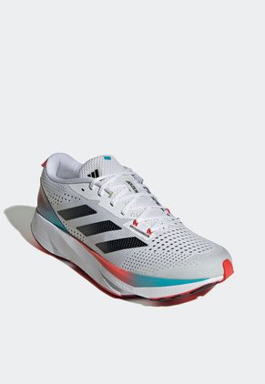 Tenis Running Blanco-Coral-Azul adidas Performance Adizero SL