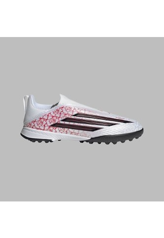 Guayos Adidas Niños F50 League Lamine Yamal Sin Cordones FG - Blanco adidas Performance