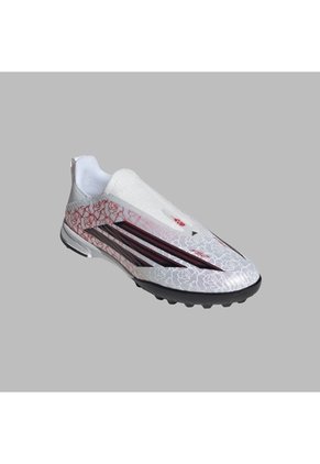 Guayos Adidas Performance Infantil Niños F50 League Lamine Yamal Sin Cordones FG - Blanco - Fútbol | Césped Natural