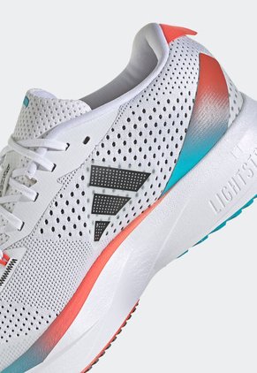 Tenis Running Blanco-Coral-Azul adidas Performance Adizero SL