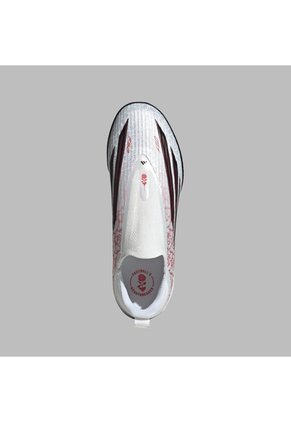Guayos Adidas Performance Infantil Niños F50 League Lamine Yamal Sin Cordones FG - Blanco - Fútbol | Césped Natural