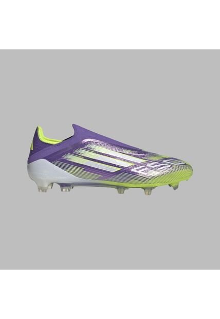 Guayos Adidas Unisex F50 Elite Laceless FG - Morado/Verde