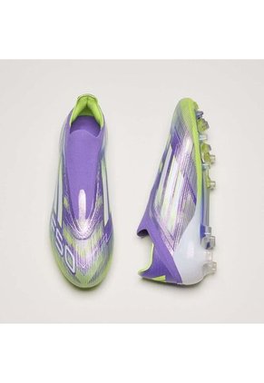 Guayos Adidas Unisex F50 Elite Laceless FG - Morado/Verde
