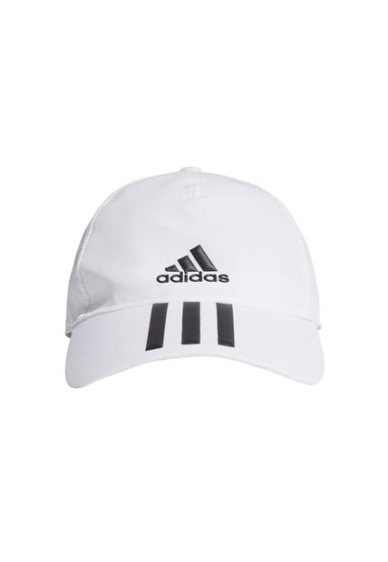 Gorra Training Adidas Beisbol 3 Rayas Aeroready - Blanco