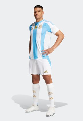 Camiseta Blanco-Celeste-Dorado adidas Performance Local Selección Argentina 24