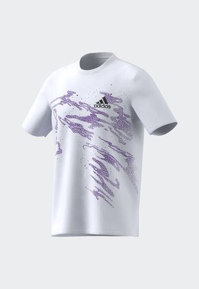 Camiseta Blanco-Violeta adidas Performance