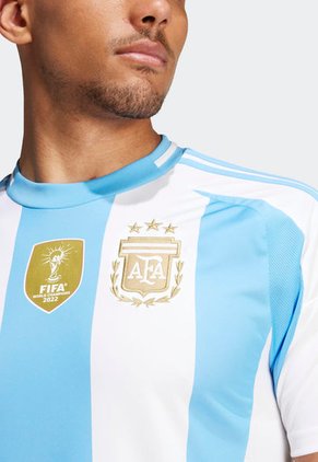 Camiseta Blanco-Celeste-Dorado adidas Performance Local Selección Argentina 24