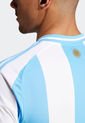 Camiseta Blanco-Celeste-Dorado adidas Performance Local Selección Argentina 24 de adidas Performance