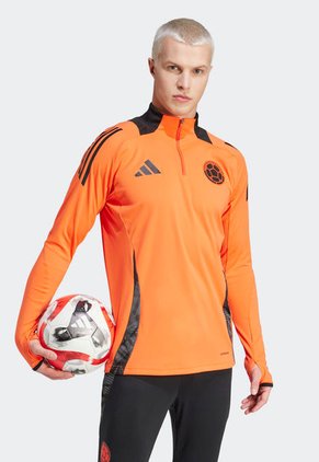 Buzo Naranja Neón-Negro-Gris adidas Performance Entrenamiento FCF Tiro 24 Competition