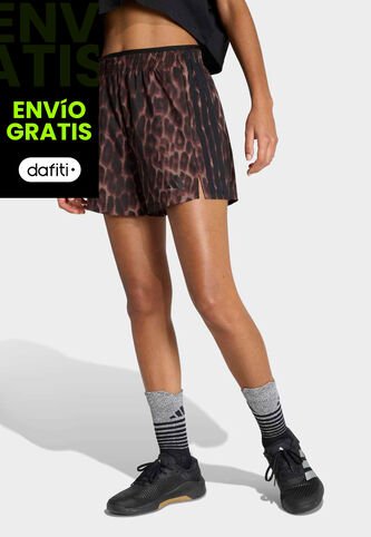Pantaloneta adidas Workout Essentials Leopard Animal-Print adidas Performance