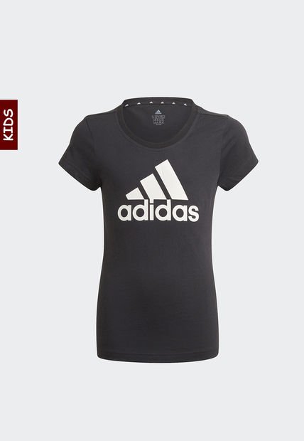 Camiseta Negro-Blanco adidas Kids ESSENTIALS TEE