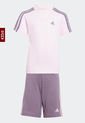 Conjunto Deportivo Rosa-Violeta adidas Performance Essentials 3 Rayas de adidas Performance