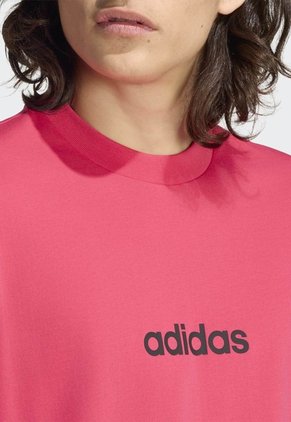 Camiseta adidas Sportswear Essentials Linear Fucsia