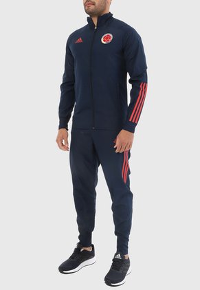 Sudadera Azul-Amarillo-Rojo adidas Performance Fcf Pre Suit Selección Colombia