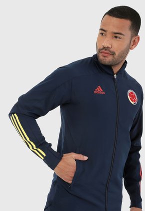 Sudadera Azul-Amarillo-Rojo adidas Performance Fcf Pre Suit Selección Colombia