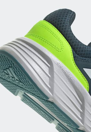 Tenis Running Azul Petróleo-Amarillo Neón-Blanco adidas Performance Galaxy 6