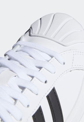 Tenis Lifestyle Blanco-Negro-Plateado adidas Performance Court Low Streetcheck Cloudfoam