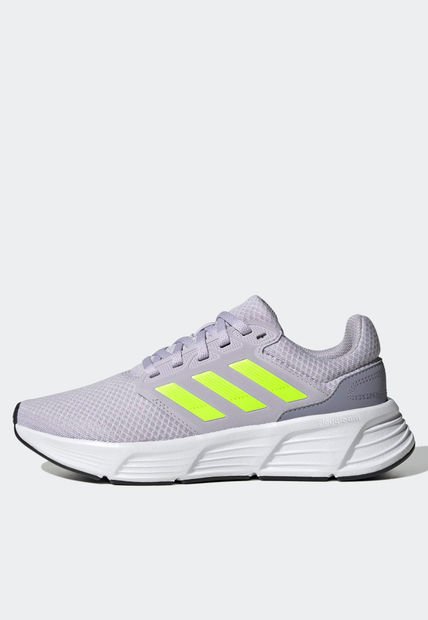 Tenis Running Gris-Verde Neón-Blanco adidas Performance Galaxy 6