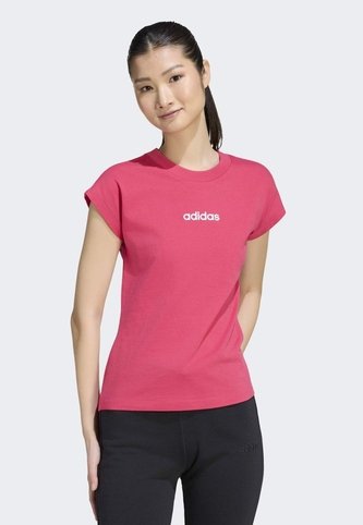 Camiseta adidas Sportswear Essentials Linear Fucsia adidas Performance