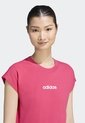 Camiseta adidas Sportswear Essentials Linear Fucsia de adidas Performance