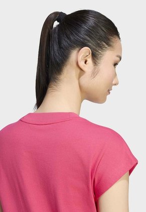 Camiseta adidas Sportswear Essentials Linear Fucsia