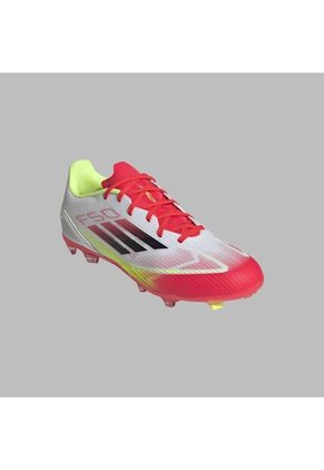 Guayos Adidas Hombre F50 League FG/MG-Blanco-Rojo