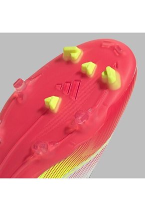 Guayos Adidas Hombre F50 League FG/MG-Blanco-Rojo