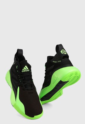 Tenis Basketball Negro-Verde adidas Performance D Rose 773