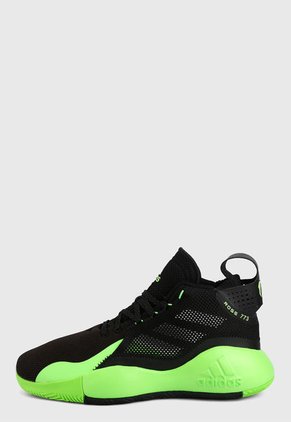 Tenis Basketball Negro-Verde adidas Performance D Rose 773