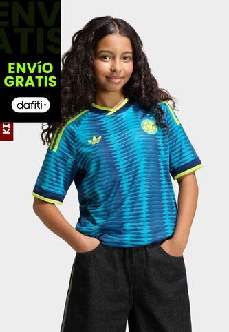Camiseta adidas Originals Visitante Selección Colombia 26 Azul adidas Performance