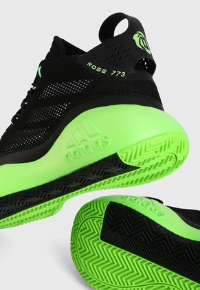 Tenis Basketball Negro-Verde adidas Performance D Rose 773