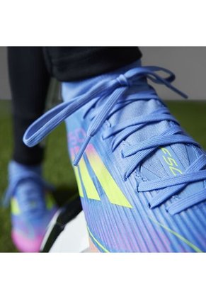 Guayos Adidas Mujer F50 Mid League FG/MG - Azul/ Multicolor