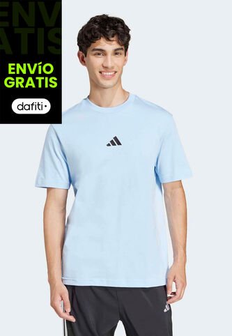 Camiseta adidas Sportswear Essentials Celeste adidas Performance