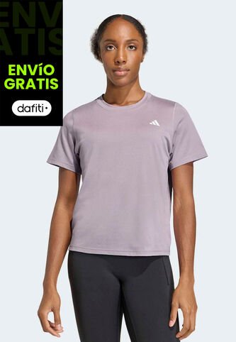 Camiseta adidas Performance Workout Essentials Lila adidas Performance