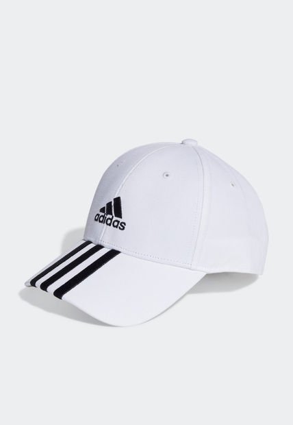 Gorra Blanco-Negro adidas Performance 3 Rayas
