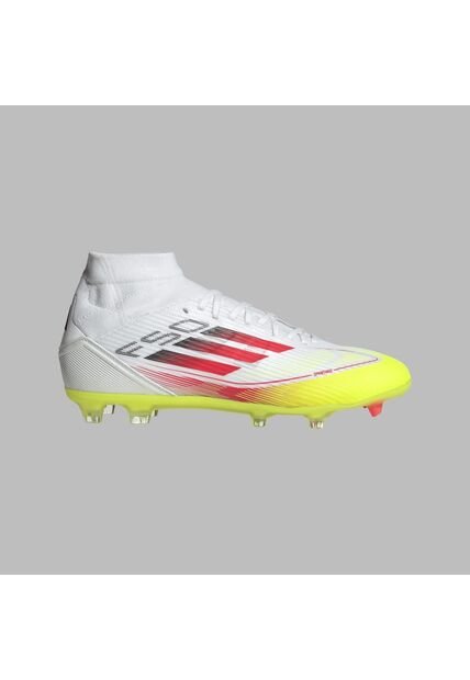 Guayos Adidas Mujer F50 League Mid FG/MG Cleats-Blanco