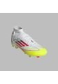 Guayos Adidas Mujer F50 League Mid FG/MG Cleats-Blanco de adidas Performance