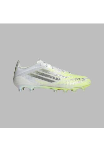 Guayos Adidas Mujer F50 SparkFusion Elite FG/MG - Blanco/Amarillo adidas Performance