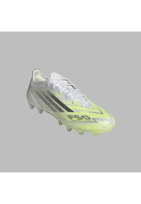 Guayos Adidas Mujer F50 SparkFusion Elite FG/MG - Blanco/Amarillo