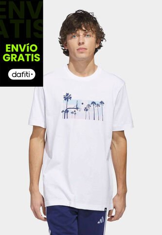 Camiseta adidas Sportswear Graphic Summer Sunset Blanco adidas Performance