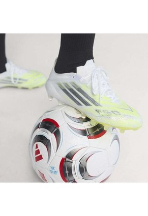 Guayos Adidas Mujer F50 SparkFusion Elite FG/MG - Blanco/Amarillo