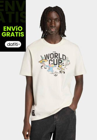 Camiseta adidas Originals Copa Mundial de la FIFA 26 Group Mascot Marfil adidas Performance