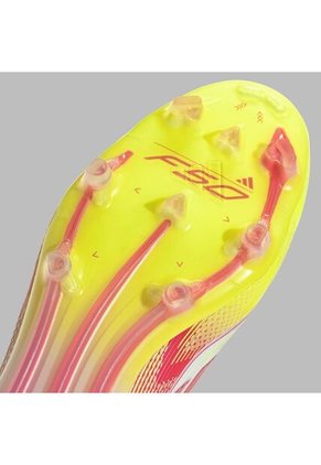 Guayos Adidas Mujer F50 Elite Mid Firm FG-Blanco