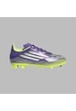 Guayos Adidas Kids F50 League FG/MG - Morado/Verde de adidas Performance