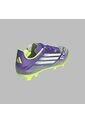 Guayos Adidas Kids F50 League FG/MG - Morado/Verde de adidas Performance