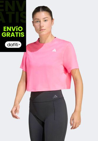 Camiseta adidas Performance Train Essentials Boxy Rosa adidas Performance
