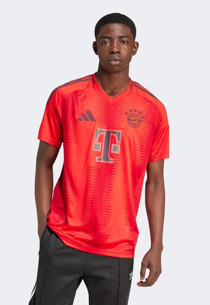 Camiseta Rojo-Negro adidas Performance FC Bayern Local 24/25