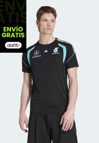 Camiseta adidas Sportswear Mecánico de la escudería de fórmula 1 Mercedes - AMG Petronas Negro adidas Performance