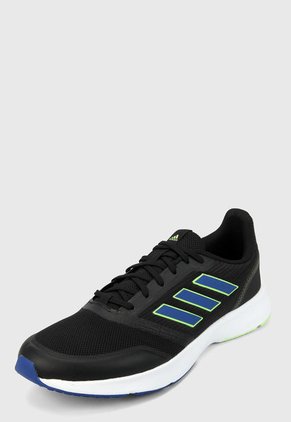 Tenis Running Negro-Azul-Verde adidas Performance Nova Flow