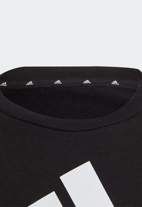 Buzo Negro-Blanco adidas Performance Essentials